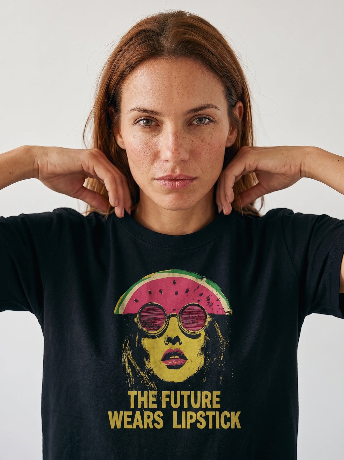 The Future Wears Lipstick - Graphic T-shirt
