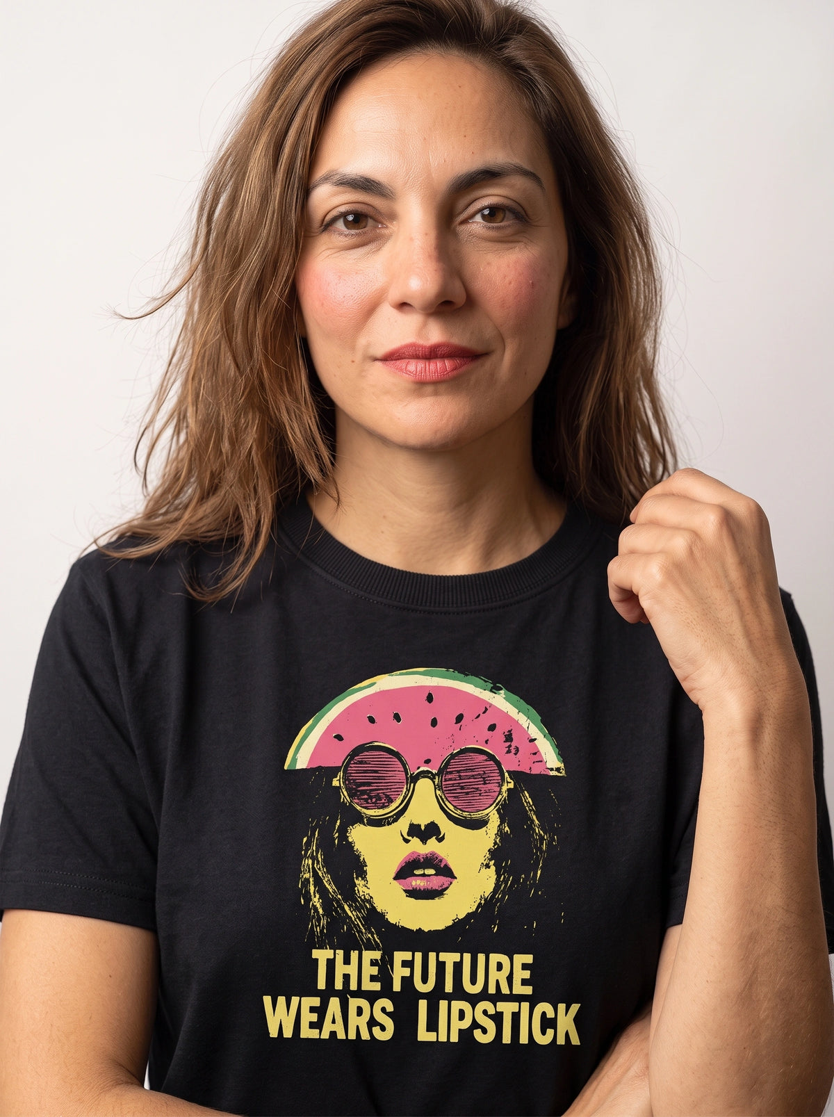 The Future Wears Lipstick - Graphic T-shirt