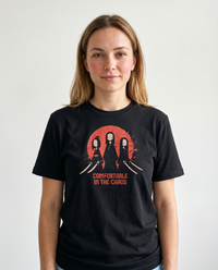 Comfortable in the Chaos - Grafik-T-Shirt