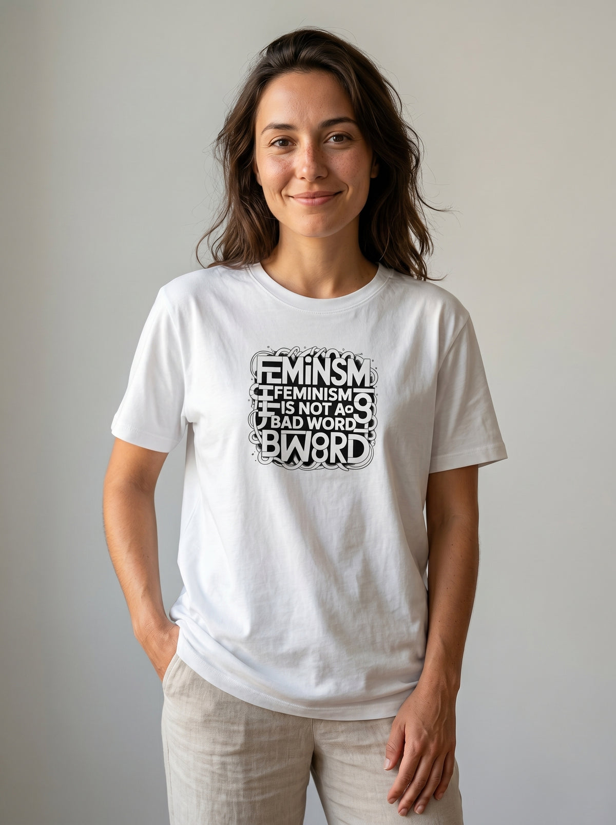 Feminism Is Not A Bad Word - Graphic T-shirt