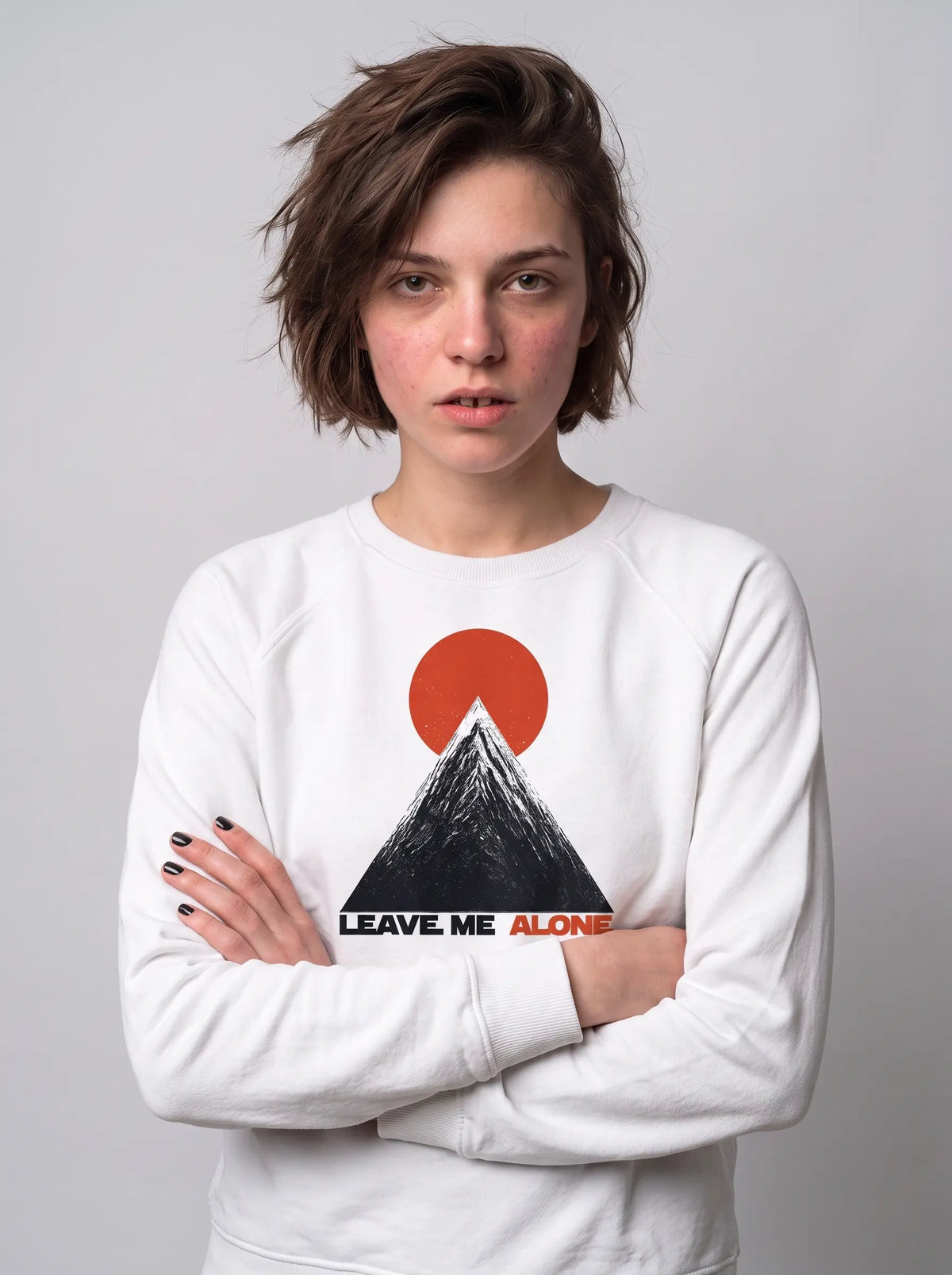 Leave Me Alone - Graphic Sweatshirt