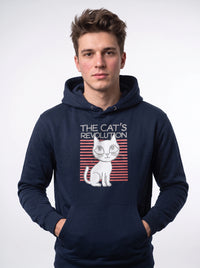 The Cat's Revolution - Grafik-Hoodie