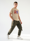 gravisk Your Silence Not Accepted organic graphic tee. Dripping red YOUR SILENCE, two facing silhouettes, NOT ACCEPTED.