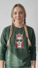 gravisk Crowned graphic sweatshirt in organic cotton, short video.