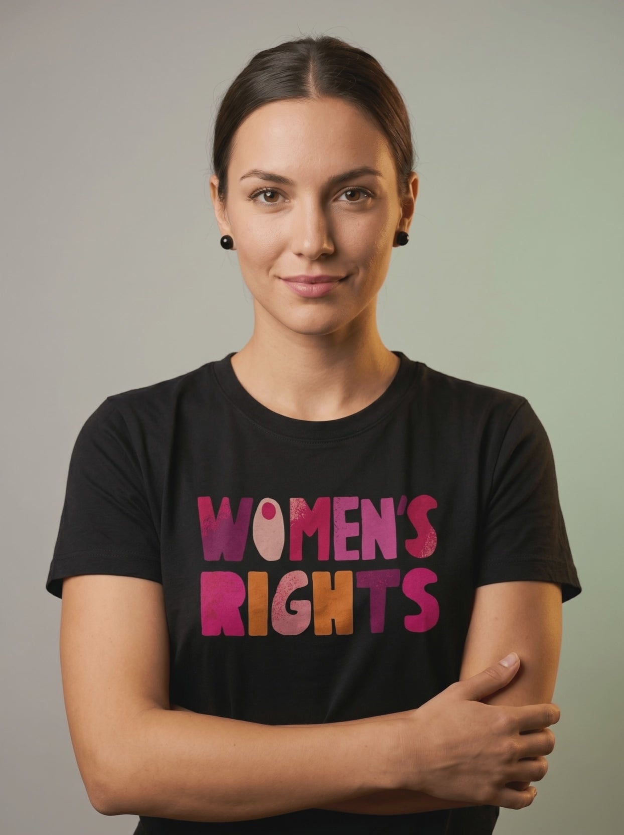 Gravisk Women’s Rights. No Compromise. organic graphic tee - Women’s rights aren’t a trend.